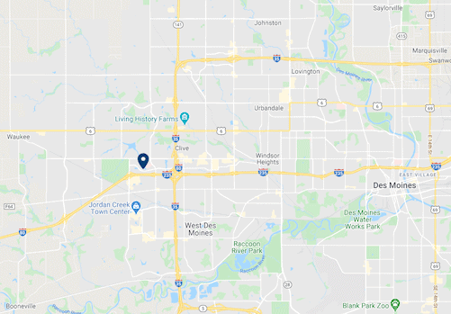 West Des Moines, IA Location