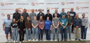 Foster Group at Food Bank of Iowa Volunteering